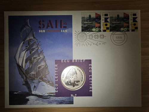 Niederlande numisbrief sail - niederlande,, numisbrief,