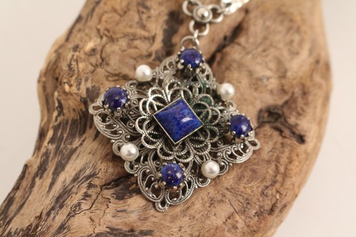 Trachtenschmuck lapislazuli - trachtenschmuck,