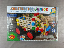 A ALEXANDER 2155 Constructor Junior 3 in 1 Set Lastwagen Bausatz, 95 Teile Holzb
