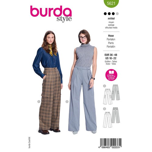 Hosen burda 5621 - hosen,,