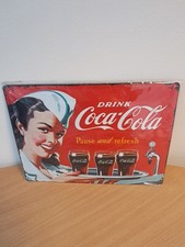 Blechschild Coca Cola Coke