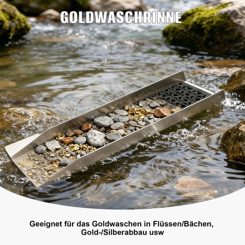 Goldwaschrinne für