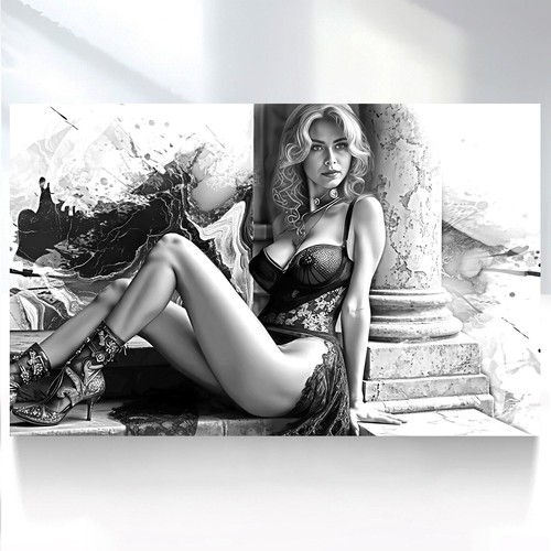 Leinwand bild erotik frau - leinwand,