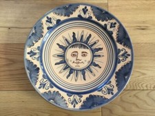 Pedraza Keramik Spanien Wandteller Teller Schale Sonne Handgefertigt