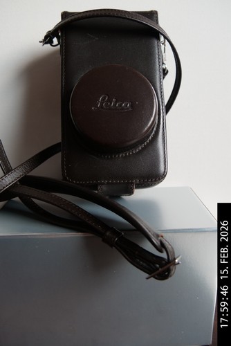 Leica schwarze ledertasche - schwarze,