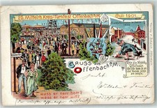 13609265 - 6050 Offenbach 25. Mittelrheinisches Kreis-turnfest Juli 1901