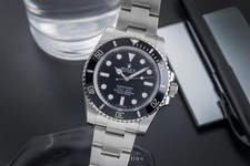 Rolex Submariner No Date Stahl Automatik Herrenuhr Ref. 114060 B&P 2016 LC100