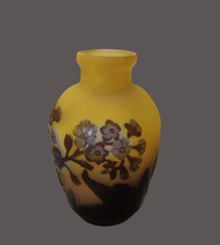 Kleine Gallé Vase Glasvase