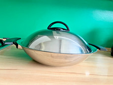 Fissler wok edelstahl cm - edelstahl, 38