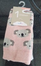  bunte "Koala" Thermo Leggings - Gr.74/80 - Topomini - neu ovp