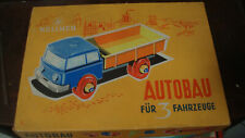 alte DDR Baukasten “ Autobau für 3 Fahrzeuge “Kellner tabarz