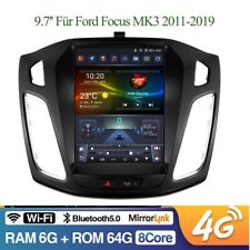 Für Ford Focus MK3 12-18 DAB+ 9.7" CarPlay Android 13 Autoradio GPS RDS 6GB+64GB