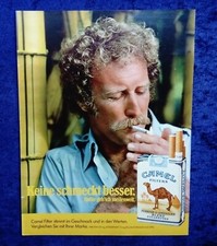 Camel  Filter Zigaretten, originale Werbung aus 1979   Meilenweit