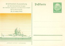 832229) DR Privat Ganzsache PP126 C26 Panzerkreuzer Graf Spee 