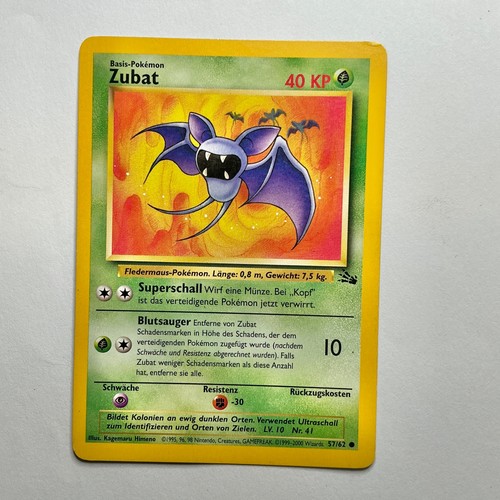 Zubat deutsch fossil - zubat,