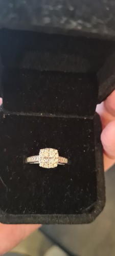 Halo ring weißgold 0 50 - kt, 0,50