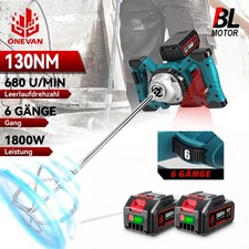 1800W Akku Mörtelrührer Rührwerke Rührgerät Rührer Zementrührer Mörtel Zement