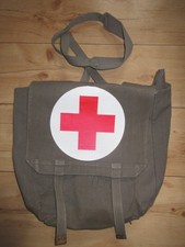 Britische Kampftasche Pack M37 Combat Bag Umhängetasche Red Cross Medical Corps
