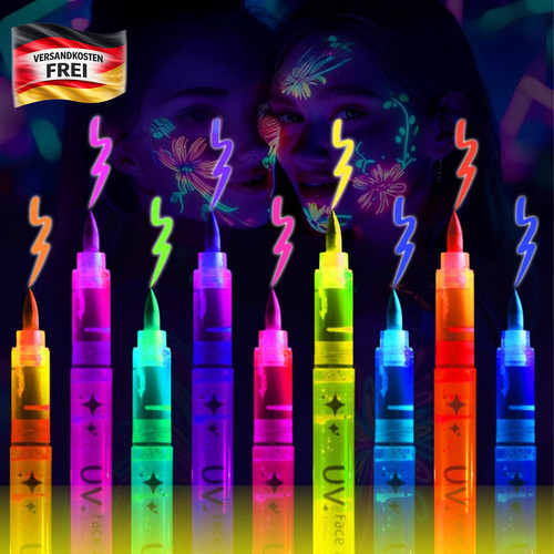 Neon schminkstifte set für - schminkstifte,
