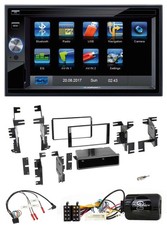 Blaupunkt 2DIN Bluetooth TMC USB Lenkrad SD Navigation für Nissan Quest Titan Ve