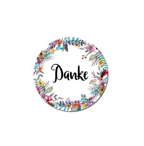Sticker danke 50 - 50, "danke",