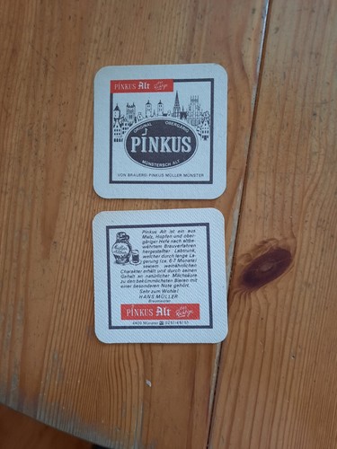 Bierdeckel pinkus - bierdeckel,