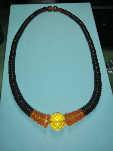 Collier aus echte bernstein - aus,
