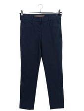 PAMELA HENSON Stoffhose Damen Hose Gr. DE 38 blau Casual-Look