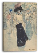 Kunstdruck Henri Somm - Ein