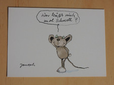1x Postkarten Janosch Wer