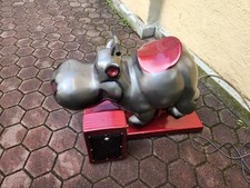 KIDDY RIDE NILPFERD FAHRGESCHÄFT KINDERKARUSSELL SCHAUKELPFERD SCHAUKELAUTOMAT