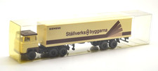 1:87 (H0) - Wiking 520/54   Scania 111  Koffer-Sattelzug / Siemens finnisch