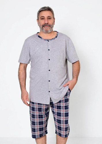 Herren schlafanzug pyjama set - schlafanzug,