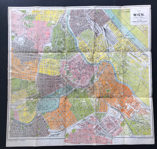 Stadtplan von wien a - stadtplan,