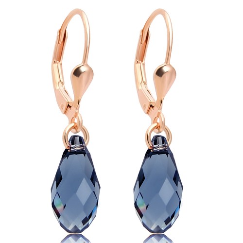 Ohrringe rosegold tropfen - rosegold,