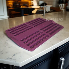 TUPPERWARE H53 SILIKONFORM STÄBCHEN LILA BACKFORM