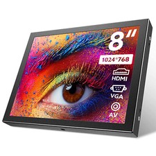 Eyoyo 8Zoll tragbarer HDMI/VGA/AV USB-Monitor CCTV-Bildschirm für PC DVD DVR CCD
