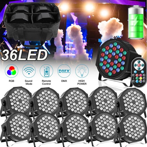10x 180w akku rgb - 10x, par