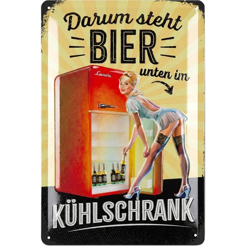 Blechschilder retro bier bar - retro,