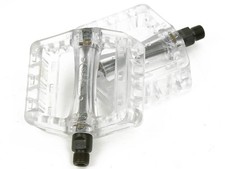 Transparente Fahrradpedale