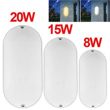 8/15W/20W LED Feuchtraumleuchte Ovalleuchte Wannenleuchte Badlampe Kellerleuchte