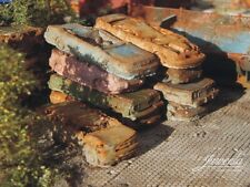 H0 1:87 Schrott Autos US rostig 28368 Juweela 12 Stk. Ladegut Modelleisenbahn