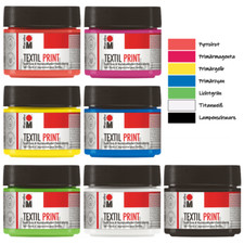 Marabu TEXTIL PRINT (Textildruckfarbe f. Sieb- & Hochdruck) 100ml-Dose