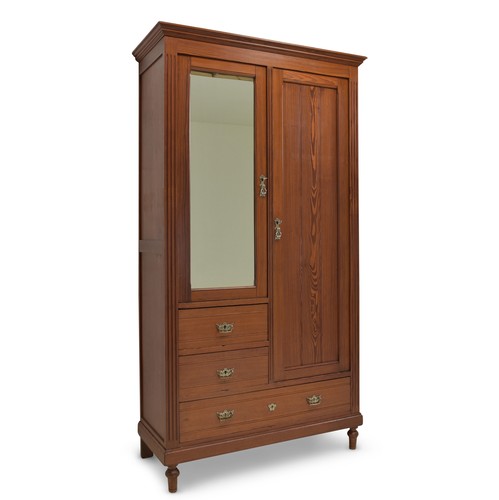 Antik schmaler dielenschrank - schmaler,