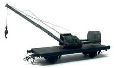 Rarrasch Kranwagen Metall - schwarz / grau - 1:87 H0 HO