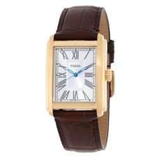 Fossil Carraway Quartz Silver