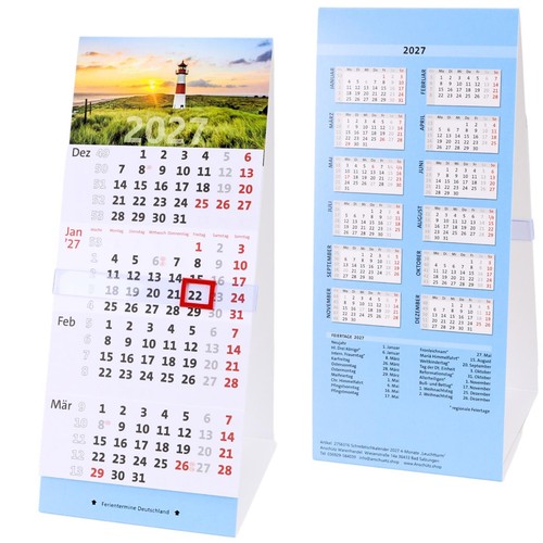 Schreibtischkalender 2027 - , 4