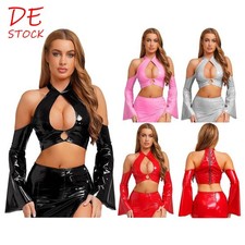 DE Damen Wetlook Crop Top