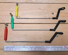 3 × Swinger / Pendelbissanzeiger in GELB, GRÜN & ROT Angeln Karpfen Ansitzangeln
