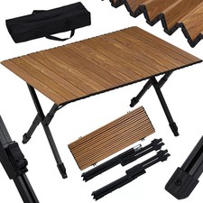 Campingtisch klappbar Alu Klapptisch Picknicktisch höhenverstellbar 50 kg 8154ei
